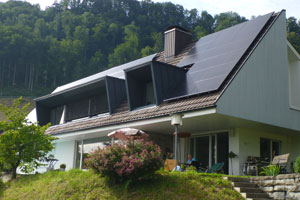 12,96 kW - Aufdach - Photovoltaikanlage - Au, Schweiz