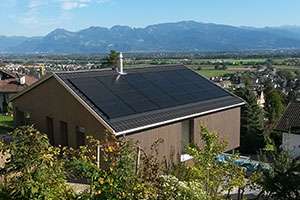 6,72 kWp - Indach - Photovoltaikanlage - Marbach, Schweiz